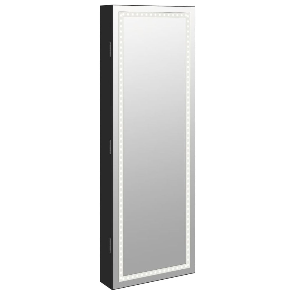 Dulap De Bijuterii Cu Oglindă Și Lumini Led, De Perete,