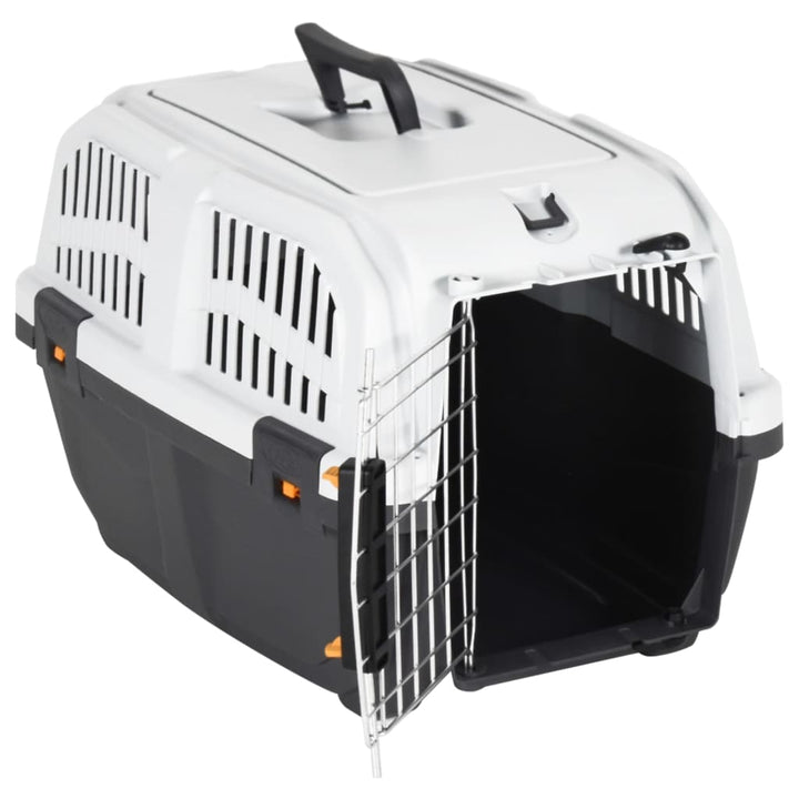 Cutie Transport Animale Ușă Metalică 48X31,5X31Cm Polipropilenă