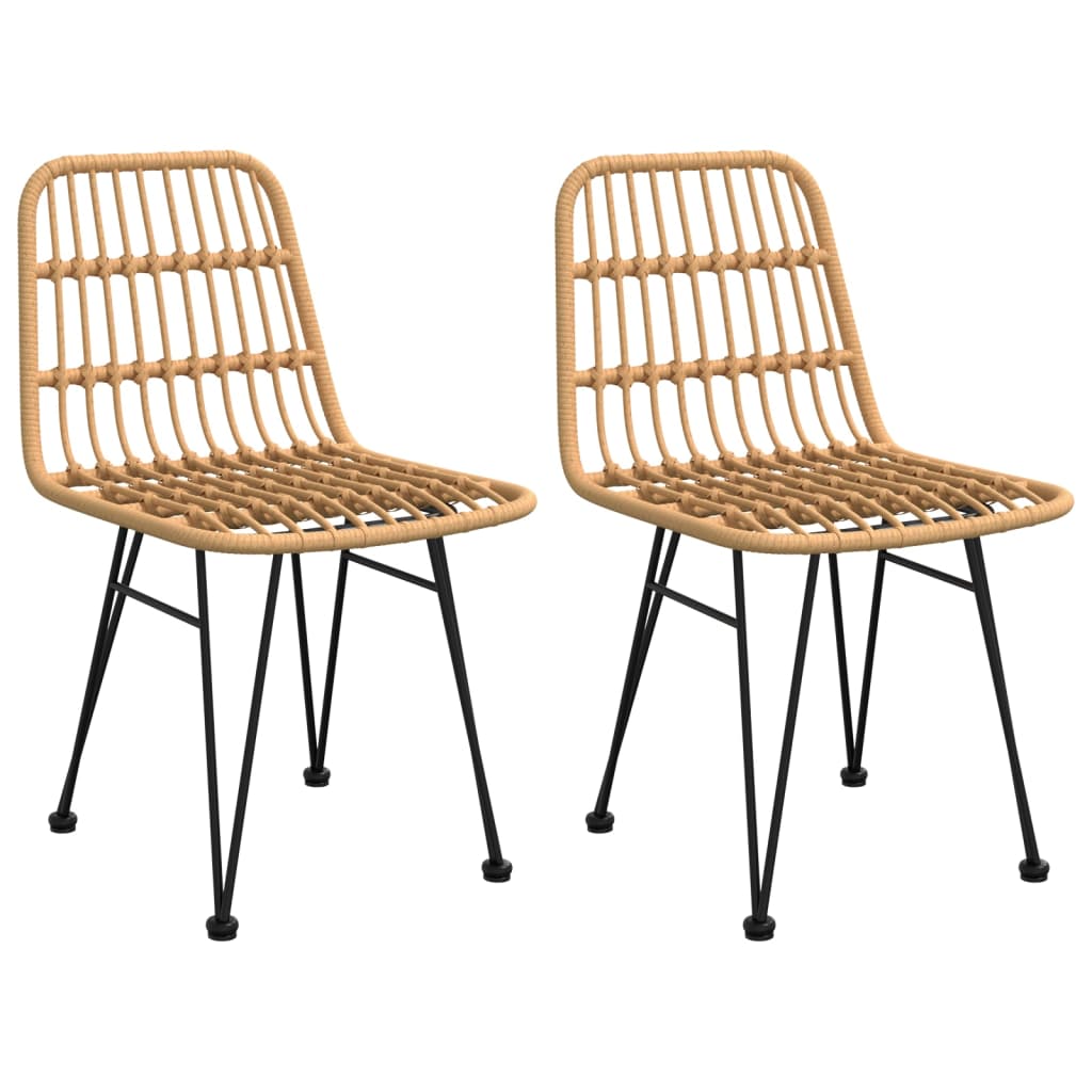 Set Mobilier De Grădină, 3 Piese, Poliratan