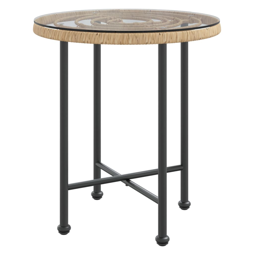 Set Mobilier De Grădină, 3 Piese, Poliratan