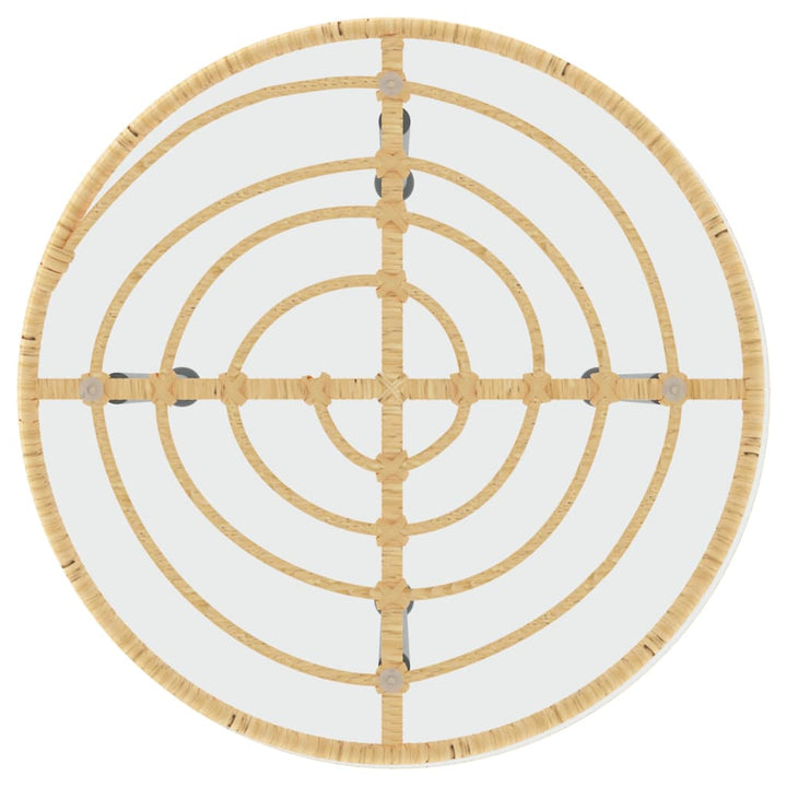 Set Mobilier De Grădină, 3 Piese, Poliratan