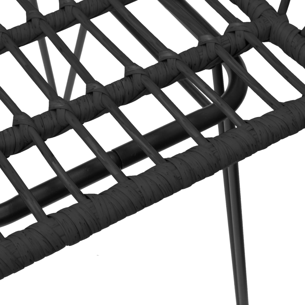 Set Mobilier De Grădină, 5 Piese, , Poliratan