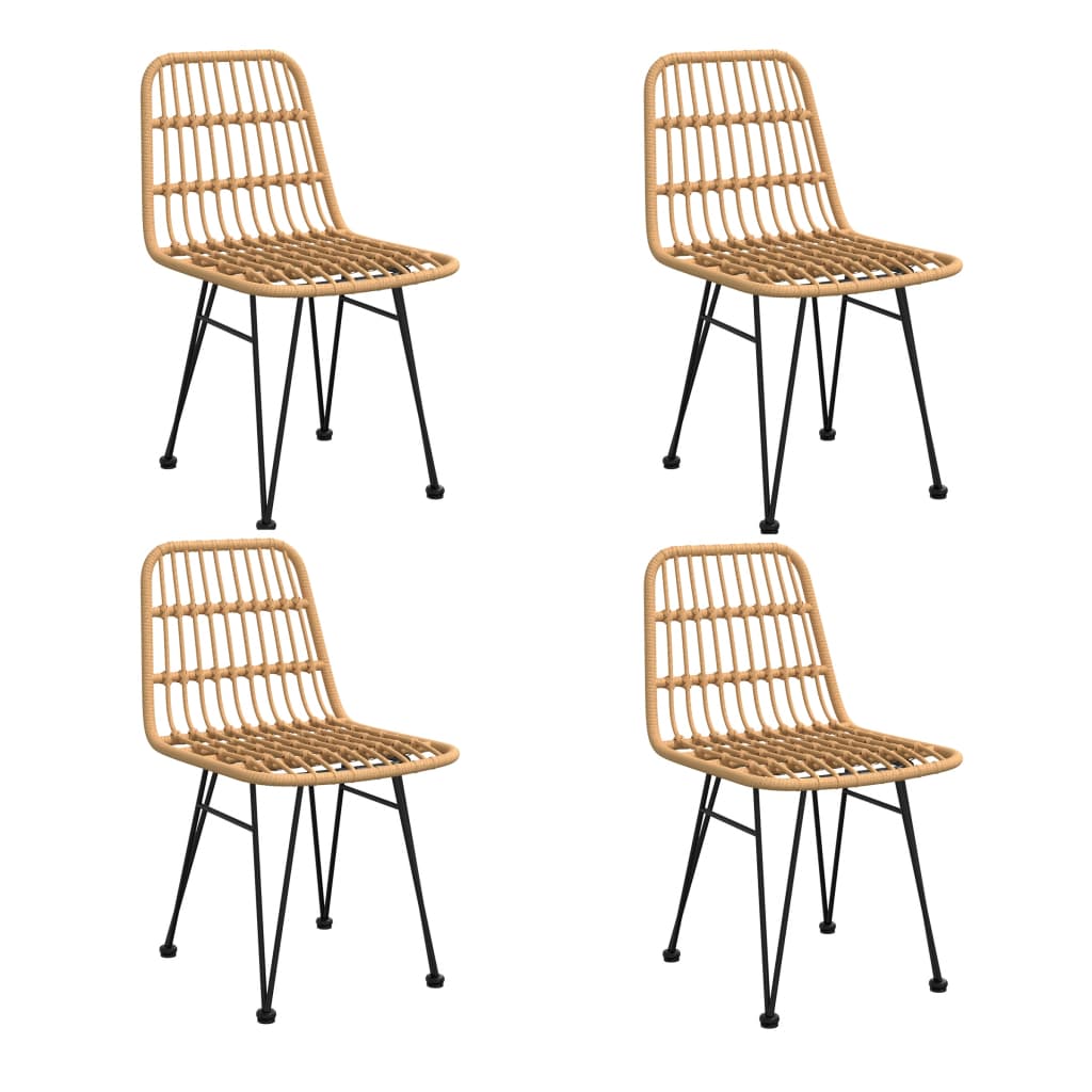 Set Mobilier De Grădină, 5 Piese, Poliratan