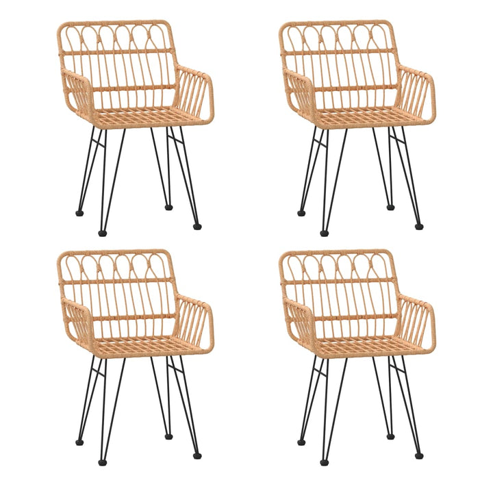 Set Mobilier De Grădină, 5 Piese, Poliratan