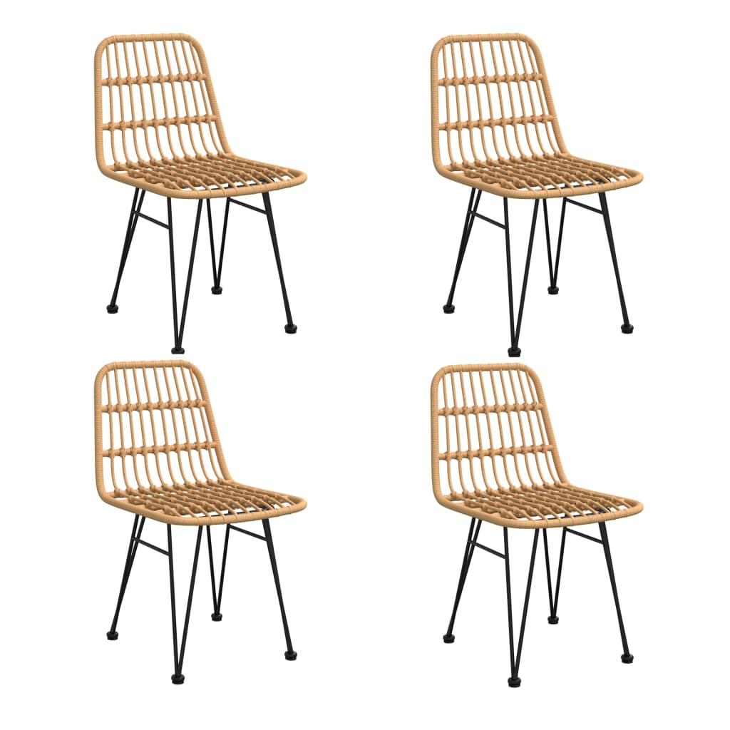 Set Mobilier De Grădină, 5 Piese, Poliratan