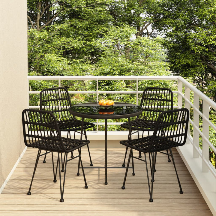 Set Mobilier De Grădină, 5 Piese, Poliratan