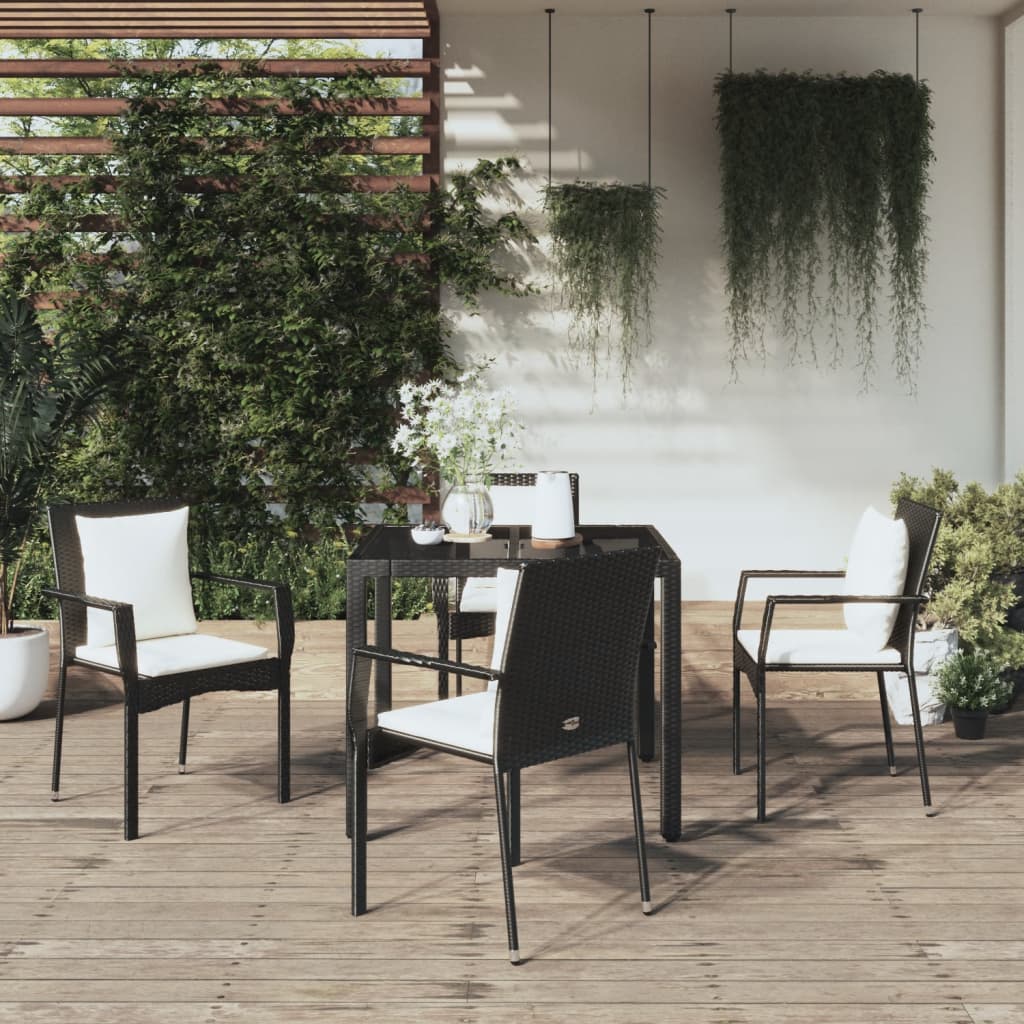 Set Mobilier De Grădină Cu Perne, 7 Piese, , Poliratan