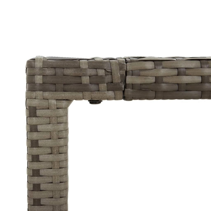 Set Mobilier Grădină Cu Perne, 9 Piese, , Poliratan