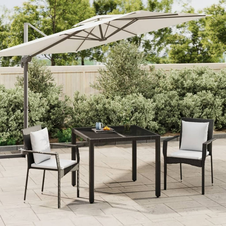 Set Mobilier De Grădină Cu Perne, 7 Piese, , Poliratan