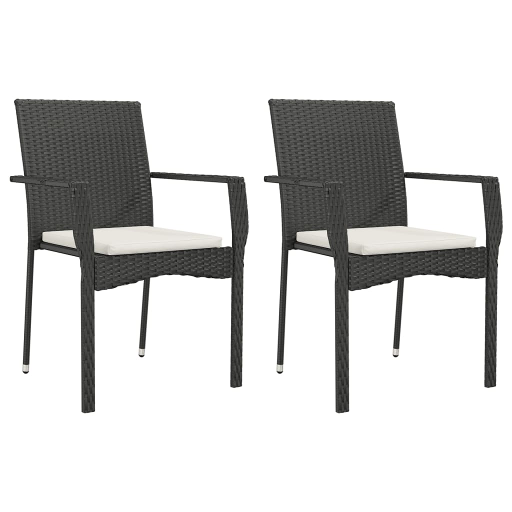 Set Mobilier De Grădină Cu Perne, 3 Piese, , Poliratan