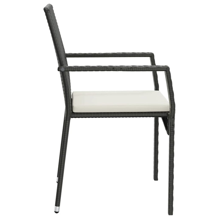 Set Mobilier De Grădină Cu Perne, 3 Piese, , Poliratan