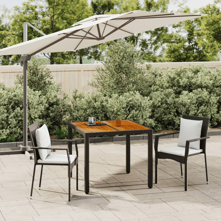 Set Mobilier De Grădină Cu Perne, 3 Piese, , Poliratan