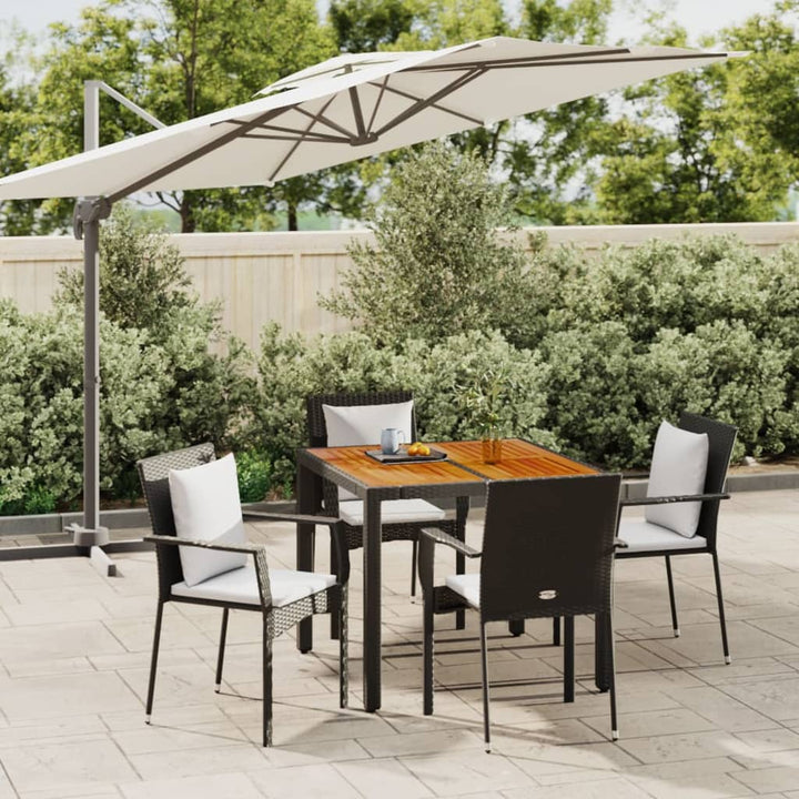 Set Mobilier De Grădină Cu Perne, 3 Piese, , Poliratan