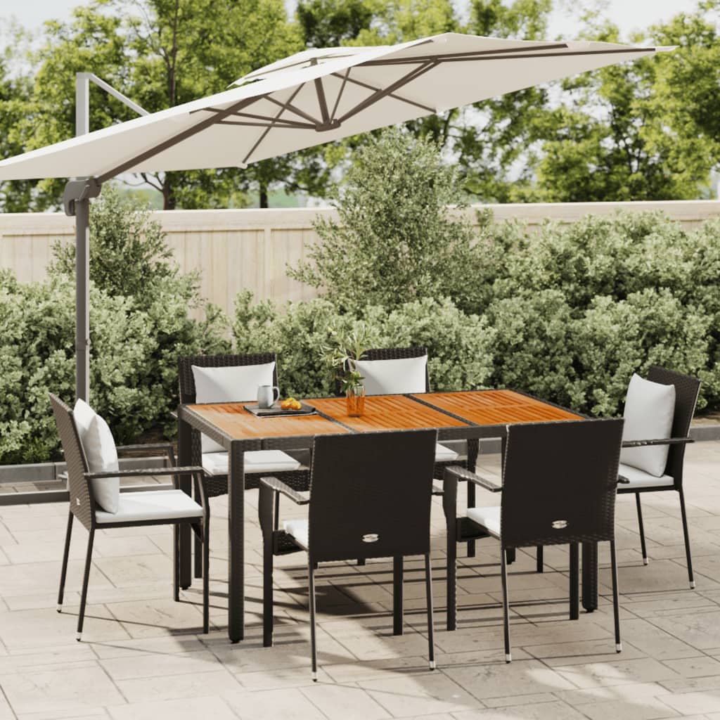 Set Mobilier De Grădină Cu Perne, 3 Piese, , Poliratan