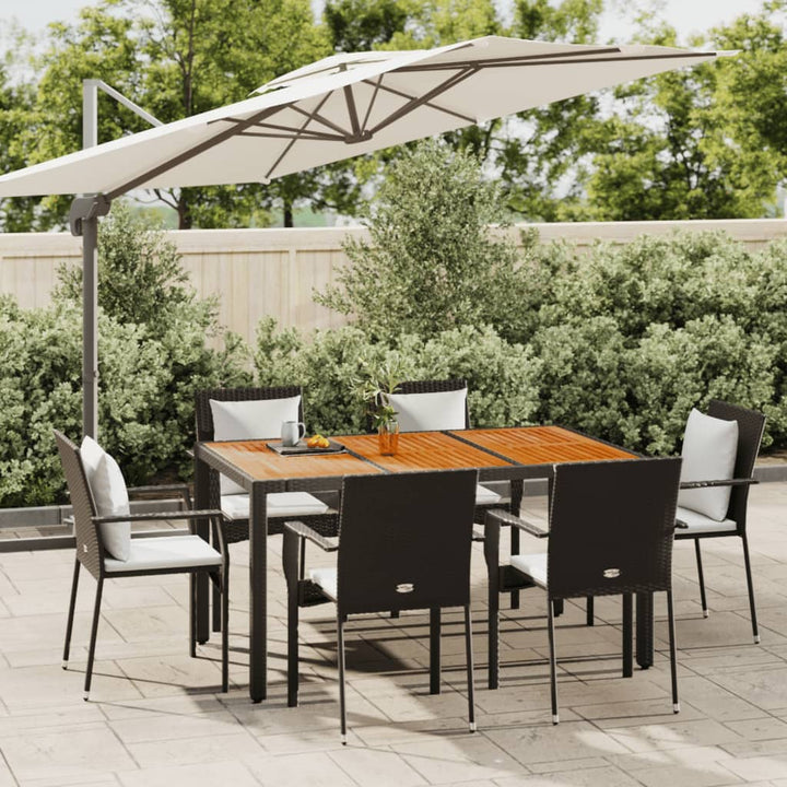 Set Mobilier De Grădină Cu Perne, 3 Piese, , Poliratan