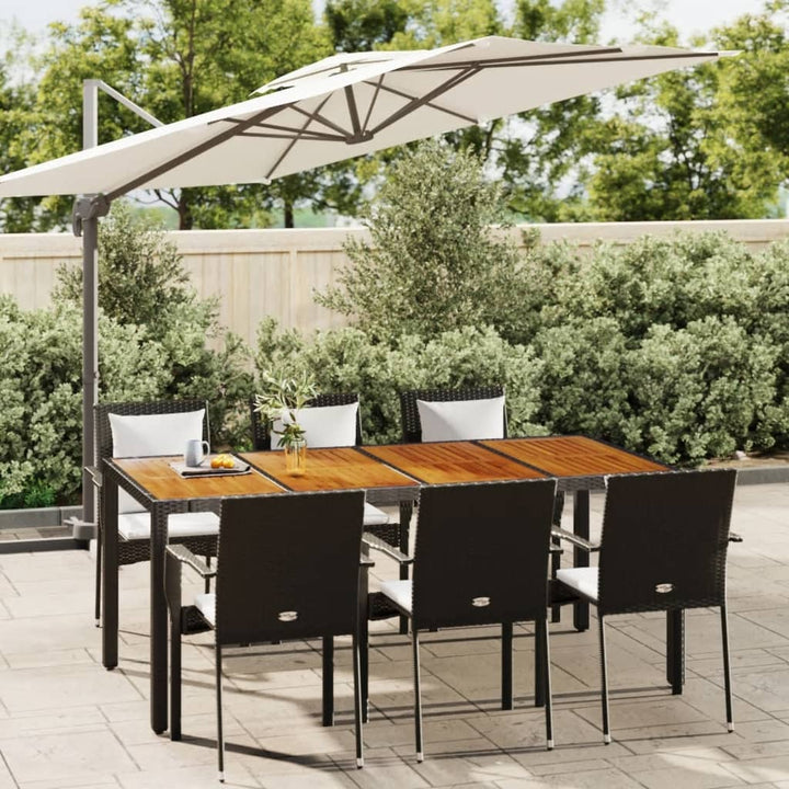 Set Mobilier De Grădină Cu Perne, 3 Piese, , Poliratan