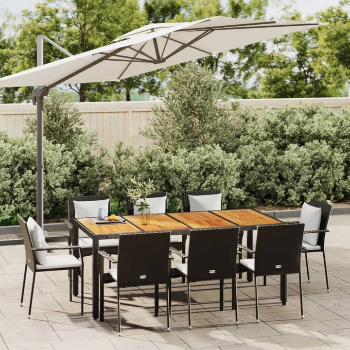 Set Mobilier De Grădină Cu Perne, 3 Piese, , Poliratan