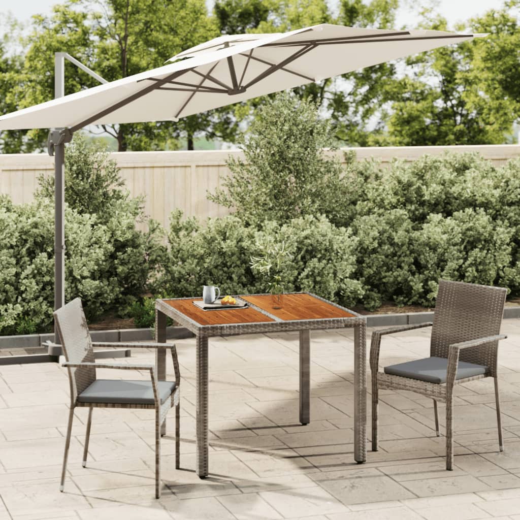 Set Mobilier De Grădină Cu Perne, 3 Piese, , Poliratan