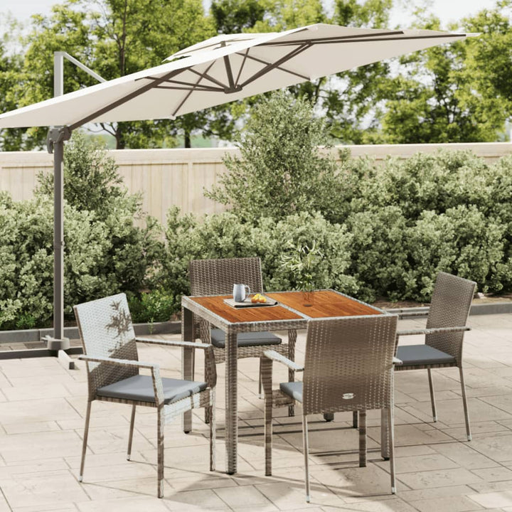 Set Mobilier De Grădină Cu Perne, 3 Piese, , Poliratan