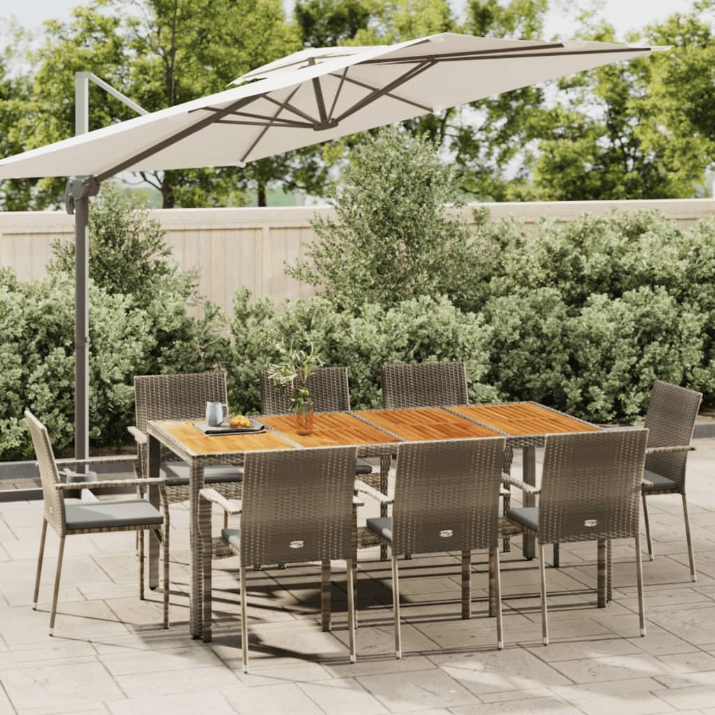 Set Mobilier De Grădină Cu Perne, 3 Piese, , Poliratan