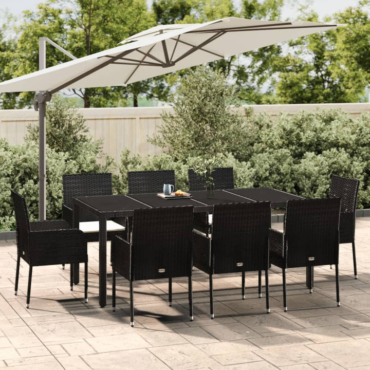 Set Mobilier De Grădină Cu Perne, 5 Piese, , Poliratan