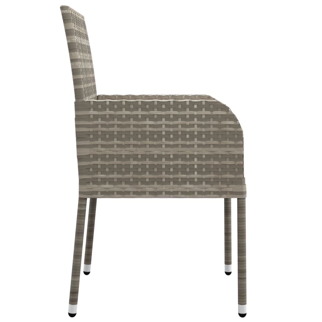 Set Mobilier De Grădină Cu Perne, 5 Piese, , Poliratan