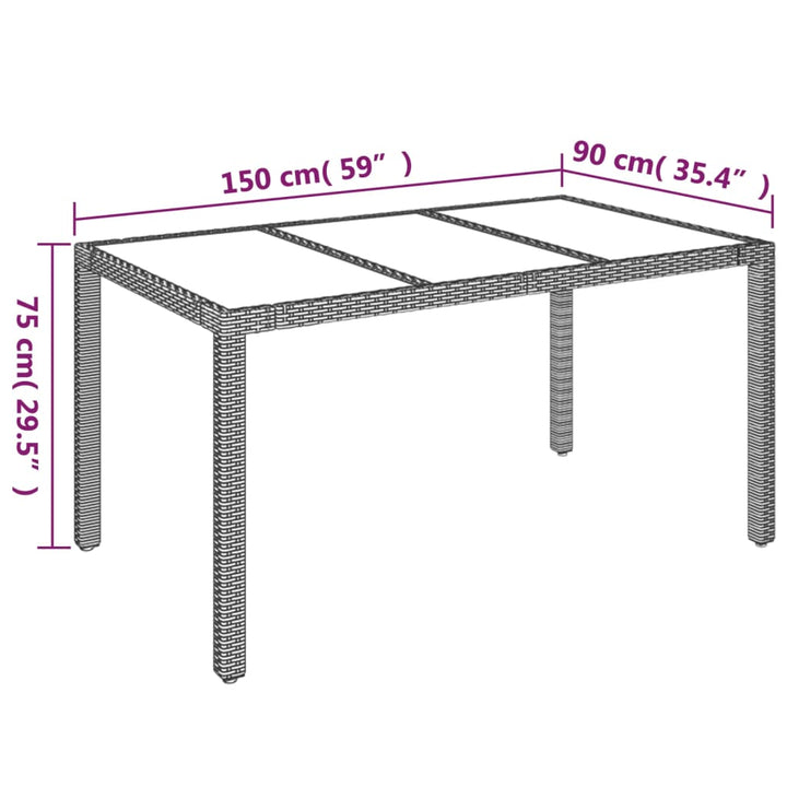Set Mobilier De Grădină Cu Perne, 5 Piese, , Poliratan