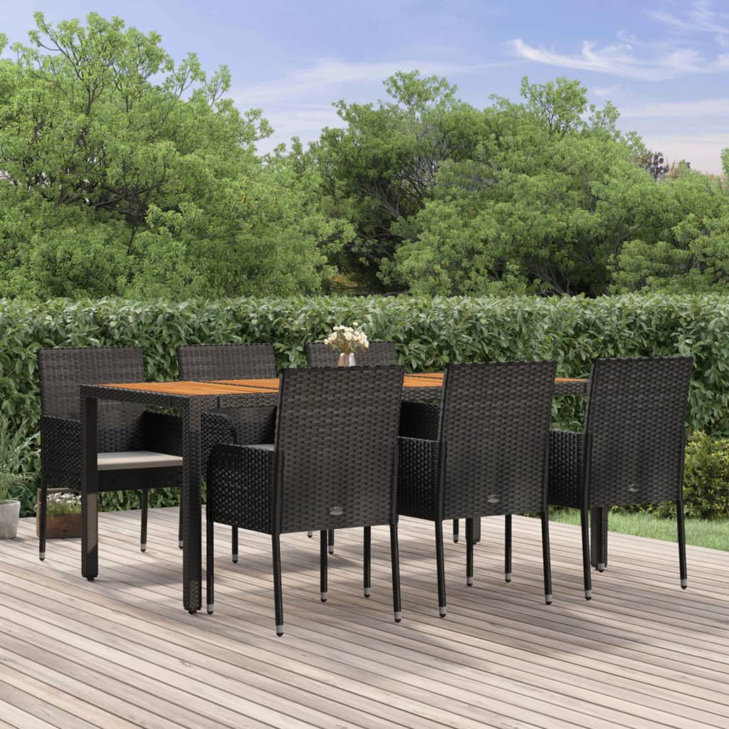 Set Mobilier De Grădină Cu Perne, 5 Piese, , Poliratan