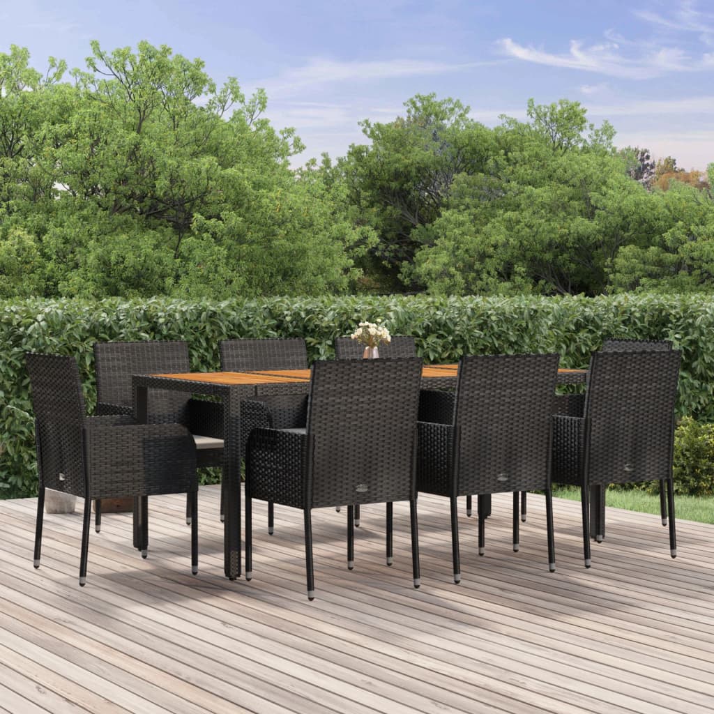 Set Mobilier De Grădină Cu Perne, 5 Piese, , Poliratan