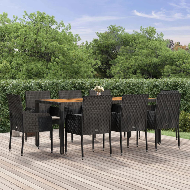 Set Mobilier De Grădină Cu Perne, 5 Piese, , Poliratan