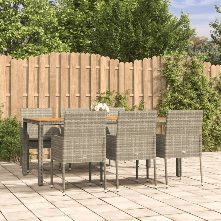 Set Mobilier De Grădină Cu Perne, 5 Piese, , Poliratan