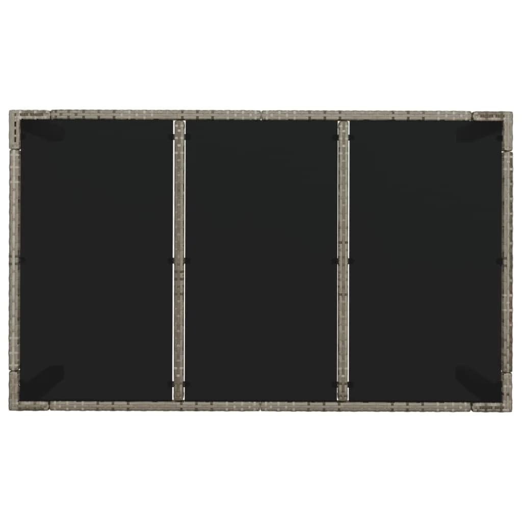 Set Mobilier De Grădină Cu Perne, 5 Piese, Gri, Poliratan