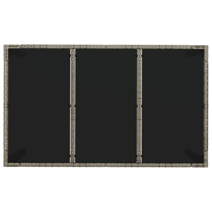 Set Mobilier De Grădină Cu Perne, 5 Piese, Gri, Poliratan