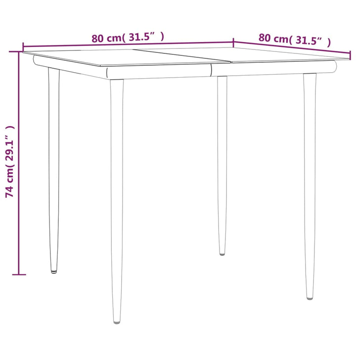 Set Mobilier Grădină Cu Perne, 5 Piese, Negru Și , Poliratan