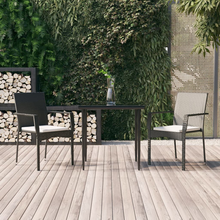 Set Mobilier De Grădină Cu Perne, 5 Piese, , Poliratan