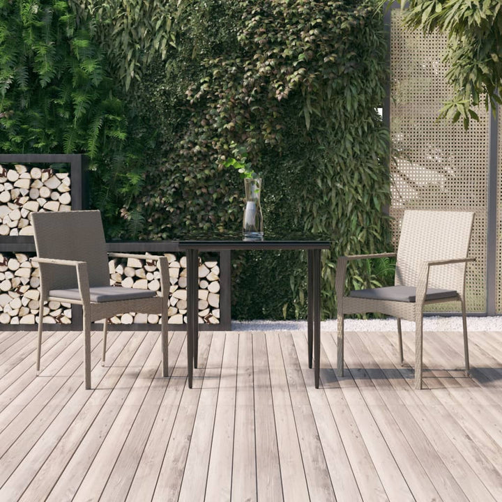 Set Mobilier De Grădină Cu Perne, 5 Piese, , Poliratan