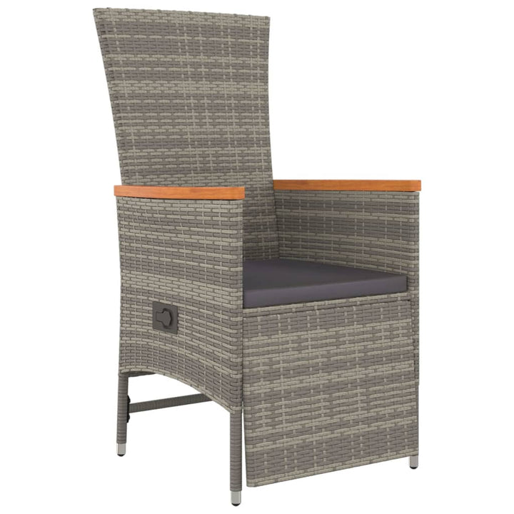 Set Mobilier De Grădină Cu Perne, 3 Piese, , Poliratan