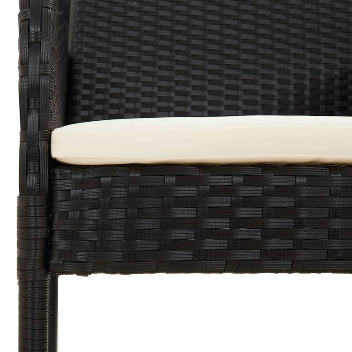 Set Mobilier De Grădină Cu Perne, 3 Piese, , Poliratan