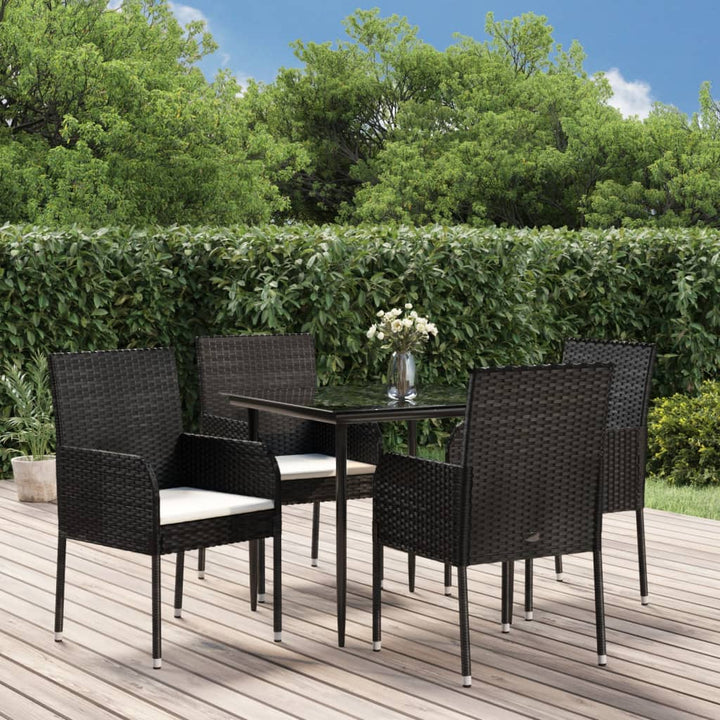 Set Mobilier De Grădină Cu Perne, 3 Piese, , Poliratan