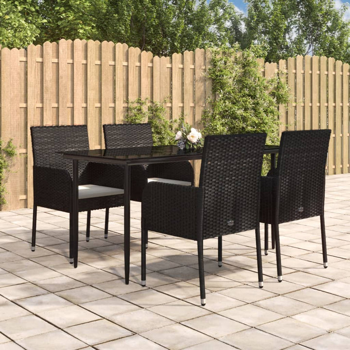 Set Mobilier De Grădină Cu Perne, 3 Piese, , Poliratan