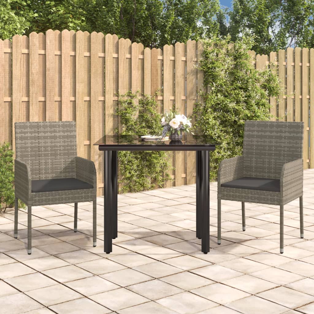 Set Mobilier De Grădină Cu Perne, 9 Piese, , Poliratan