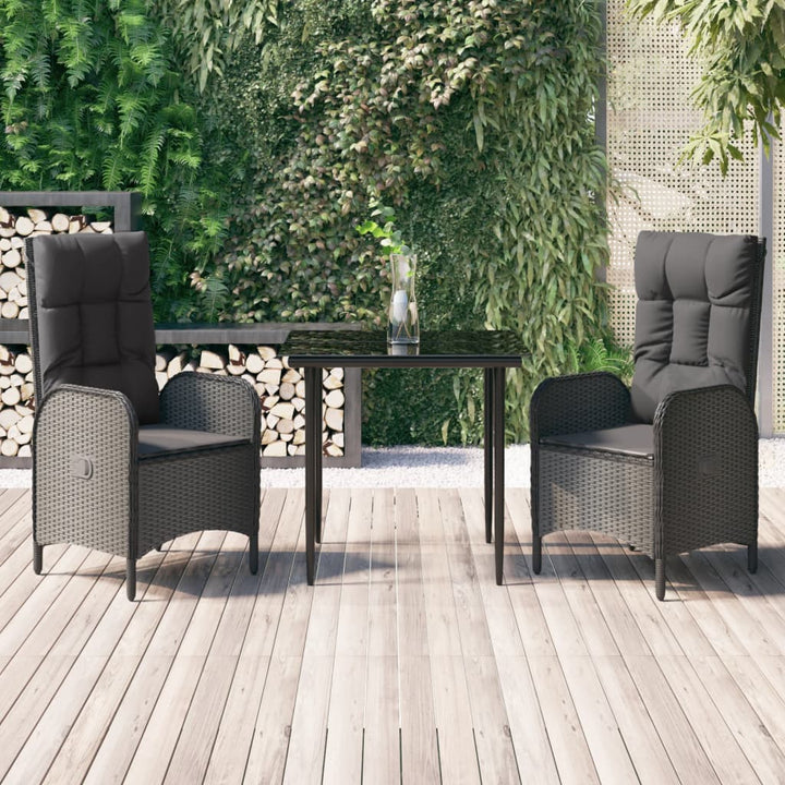 Set Mobilier De Grădină Cu Perne, 5 Piese, , Poliratan