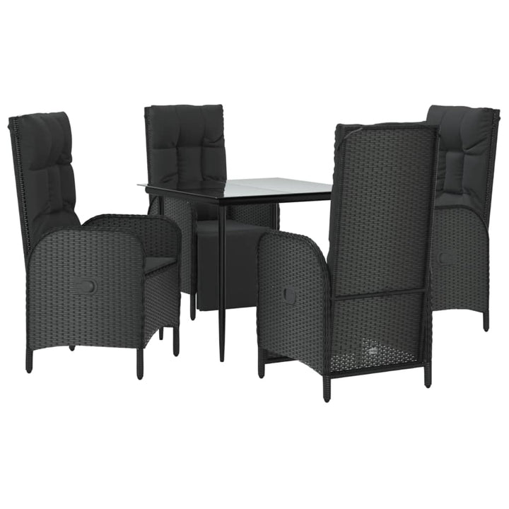Set Mobilier De Grădină Cu Perne, 5 Piese, , Poliratan