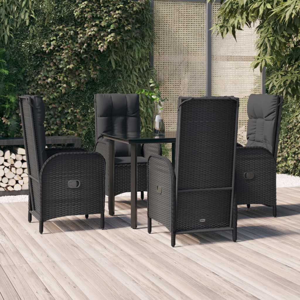 Set Mobilier De Grădină Cu Perne, 3 Piese, , Poliratan