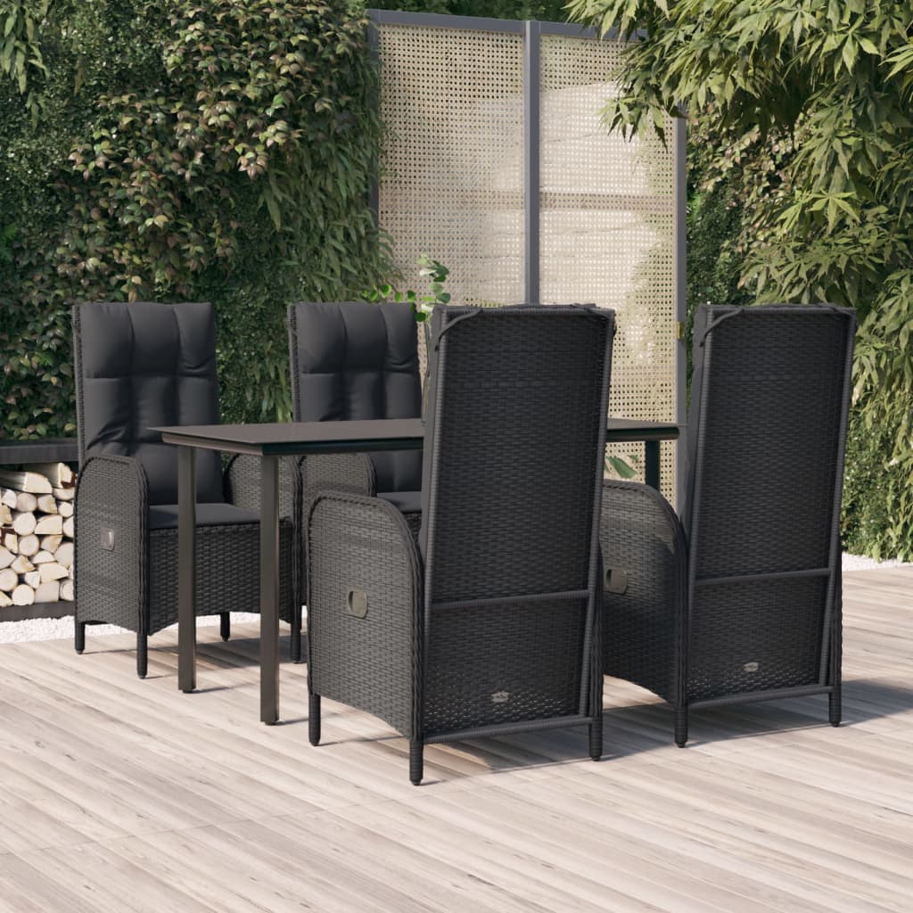 Set Mobilier De Grădină Cu Perne, 3 Piese, , Poliratan