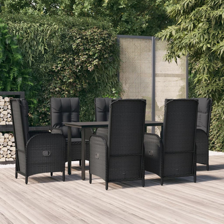 Set Mobilier De Grădină Cu Perne, 3 Piese, , Poliratan