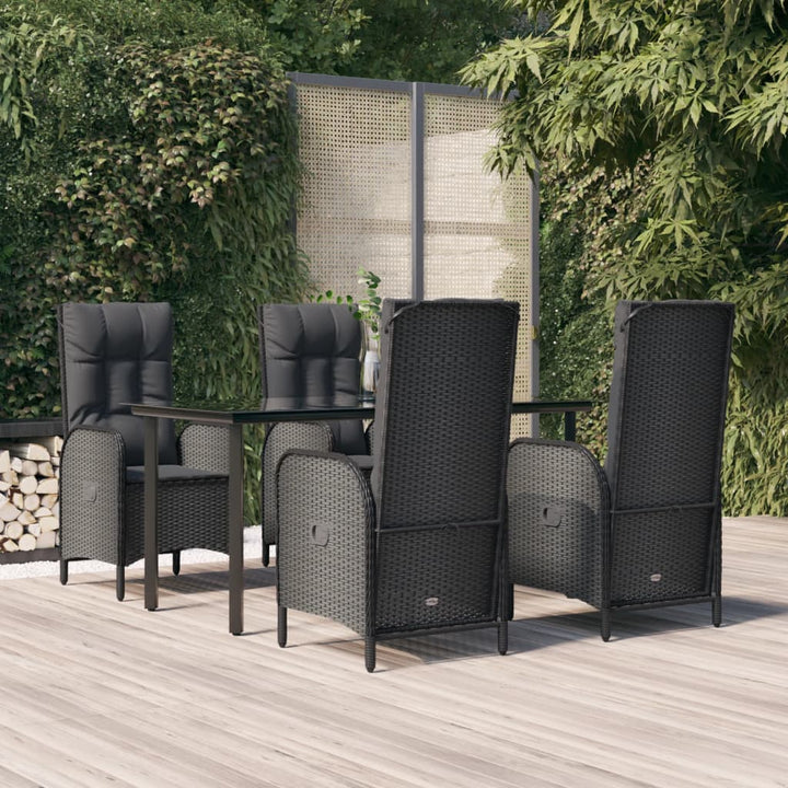 Set Mobilier De Grădină Cu Perne, 3 Piese, , Poliratan