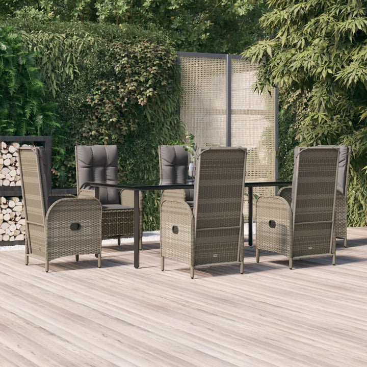 Set Mobilier De Grădină Cu Perne, 3 Piese, , Poliratan