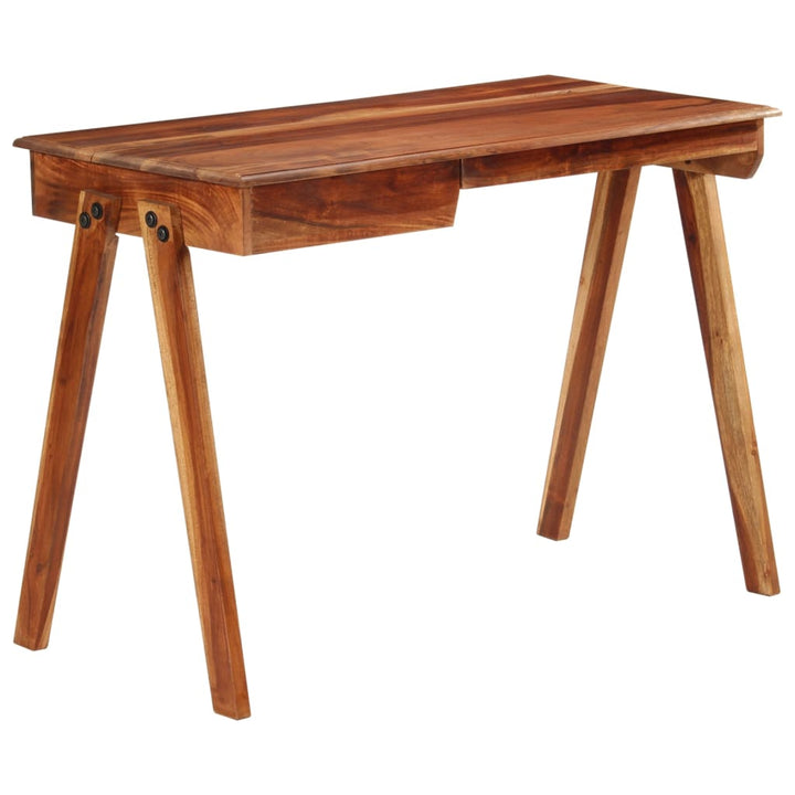 Birou De Scris Cu Sertar, 110X50X77 Cm, Lemn Masiv De Acacia