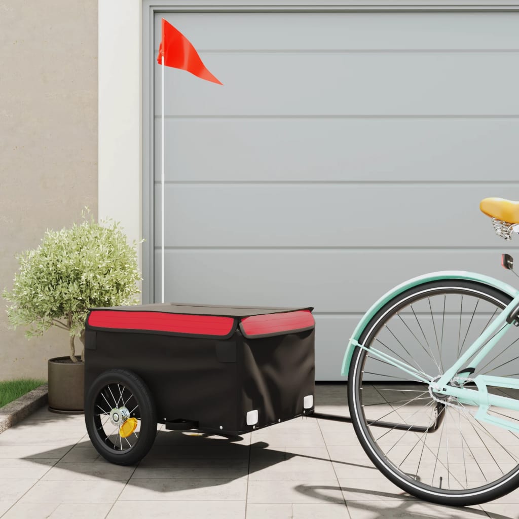 Remorcă Pentru Biciclete, Negru Și , 45 Kg, Fier